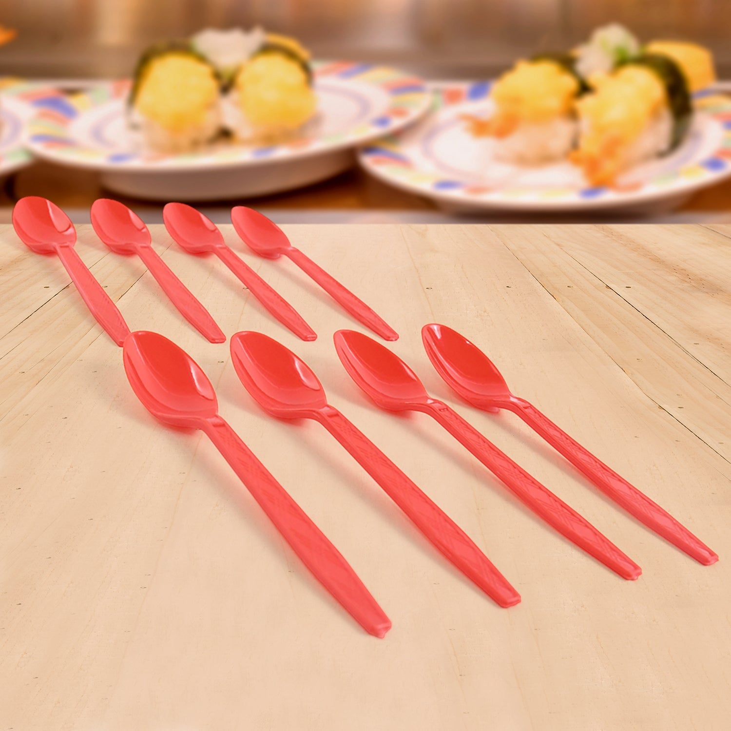Reusable Home Dining Plastic Spoons (8 Pc) Reusable Home Dining Plastic Spoons (8 Pc)
